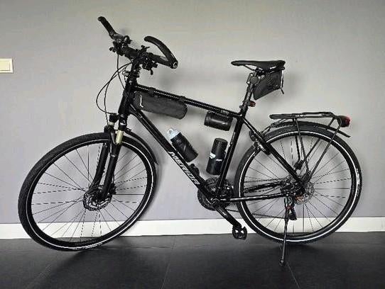 Merida Crossway XT-Edition 2024 Zwart Maat L, 28 inch, Vering, Zo goed als nieuw, Meer dan 20 versnellingen