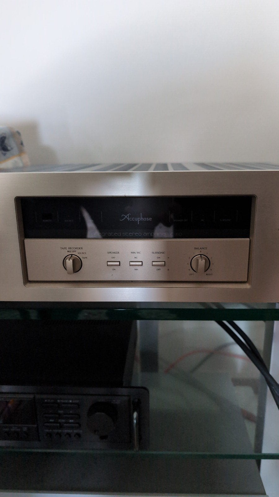 Goedwerkende accuphase e210. Met phono trap kleur champagne, Ophalen, Overige merken