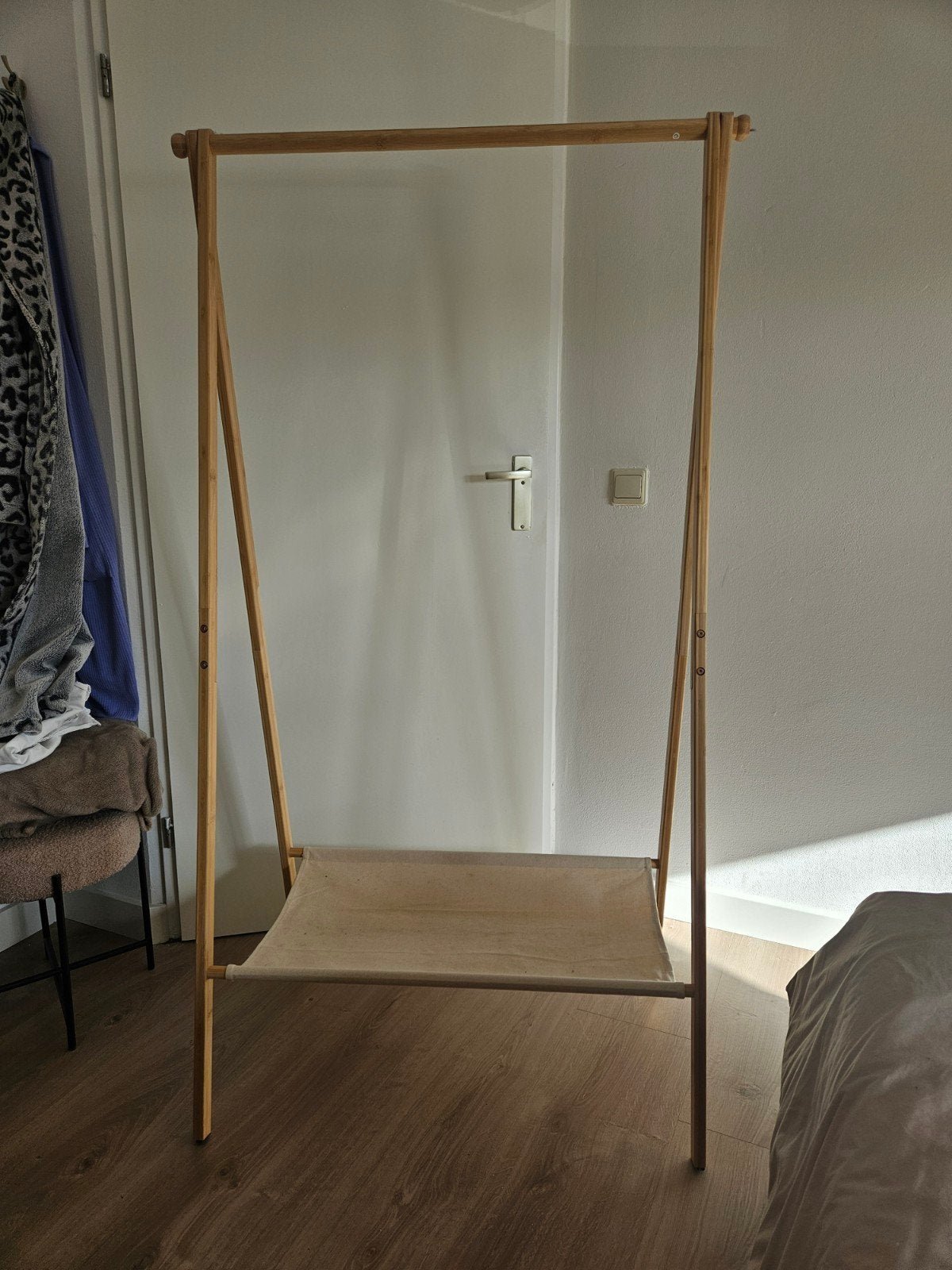 houten kledingrek, Ophalen, Zo goed als nieuw