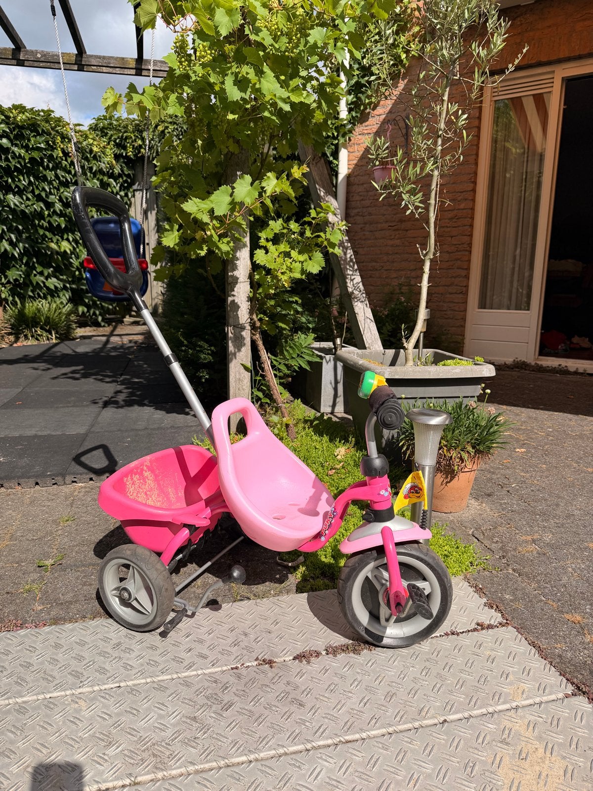 Puky driewieler met duwstang, Fietsen en Brommers, Fietsen | Driewielers, Ophalen, Gebruikt, Duwstang