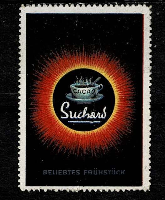 sluitzegel Zwitserland SCHUHARD CACAO, Ophalen of Verzenden, Overige thema's