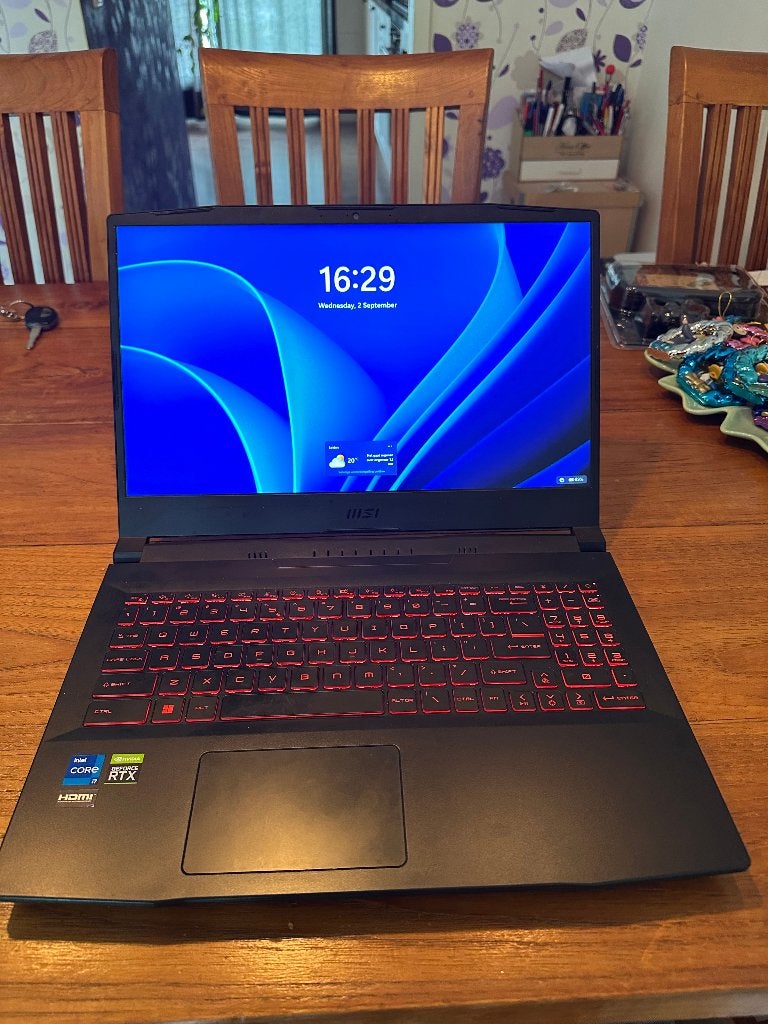 MSI Katana GF66 12UG-432NL - 64 GB - 3070, Computers en Software, Windows Laptops, Ophalen, 64 GB of meer, Zo goed als nieuw, Gaming