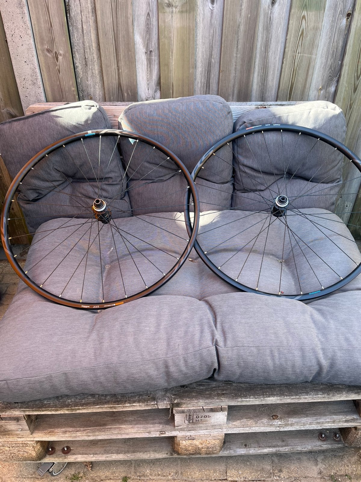 Schijfrem wielen Shimano, Fietsen en Brommers, Fietsonderdelen, Ophalen, Zo goed als nieuw, Racefiets, Wiel