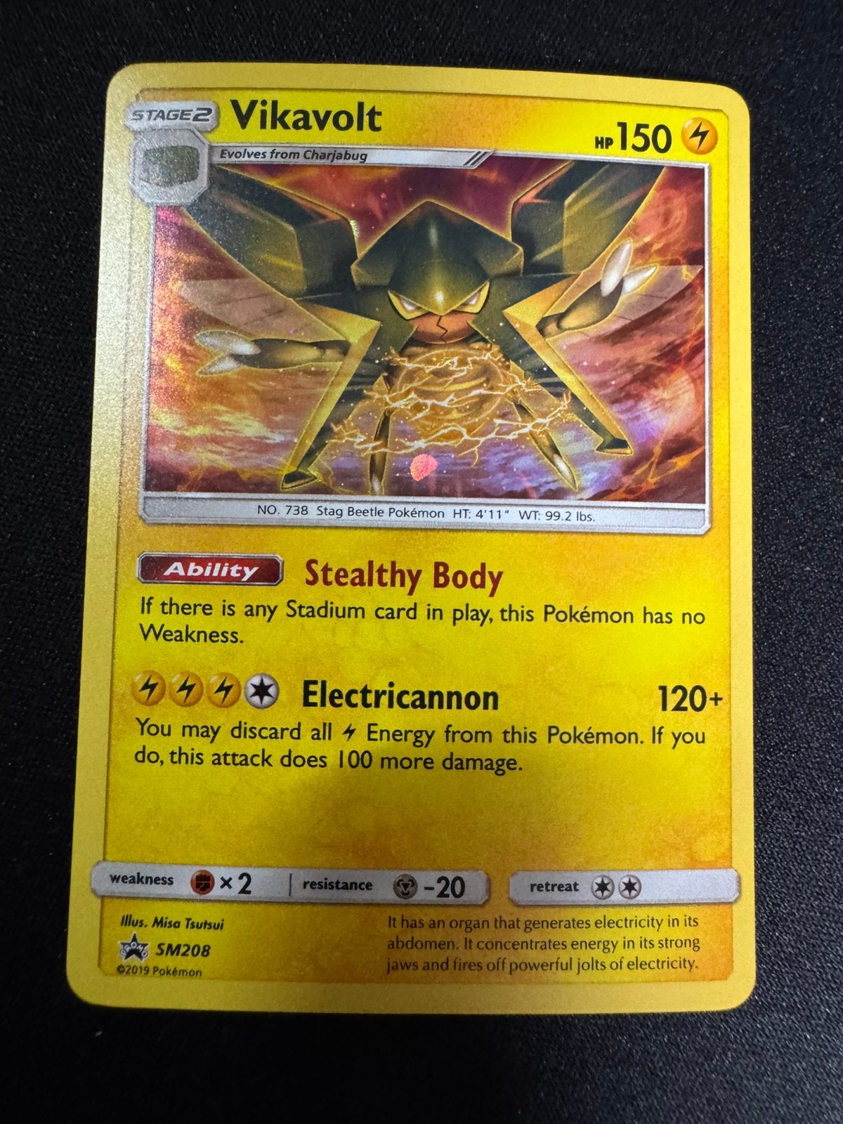 Vikavolt (SM 208) SM Black Star Promos, Hobby en Vrije tijd, Ophalen of Verzenden, Zo goed als nieuw