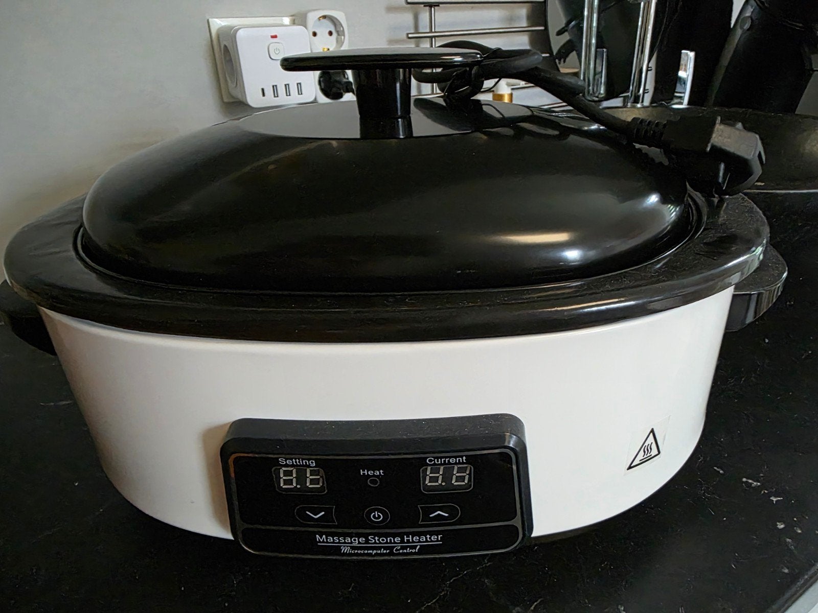 Hotstone verwarmer met stenen (nieuw), Ophalen of Verzenden, Nieuw, Hotstone