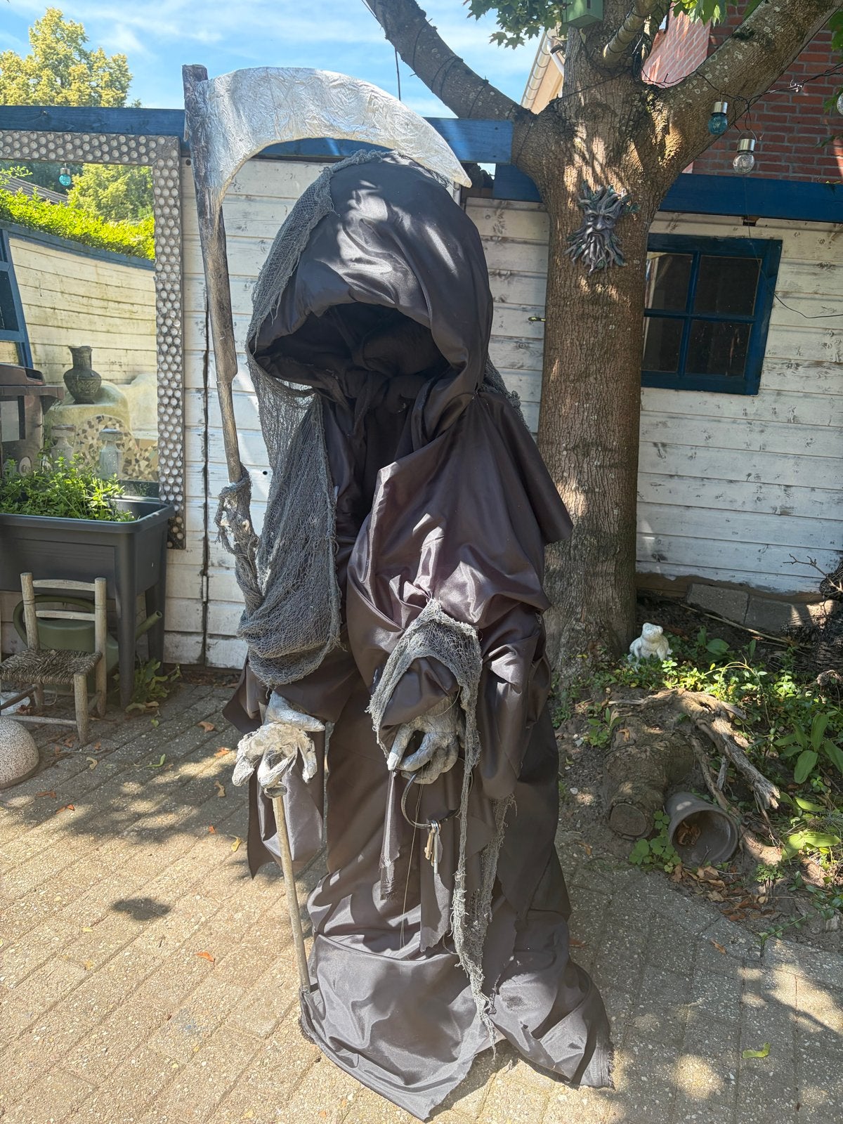 Halloween Gate Keeper / Dementor Decoratie (Opknapper), Fantasie, Gebruikt, Handgemaakt, Metaal