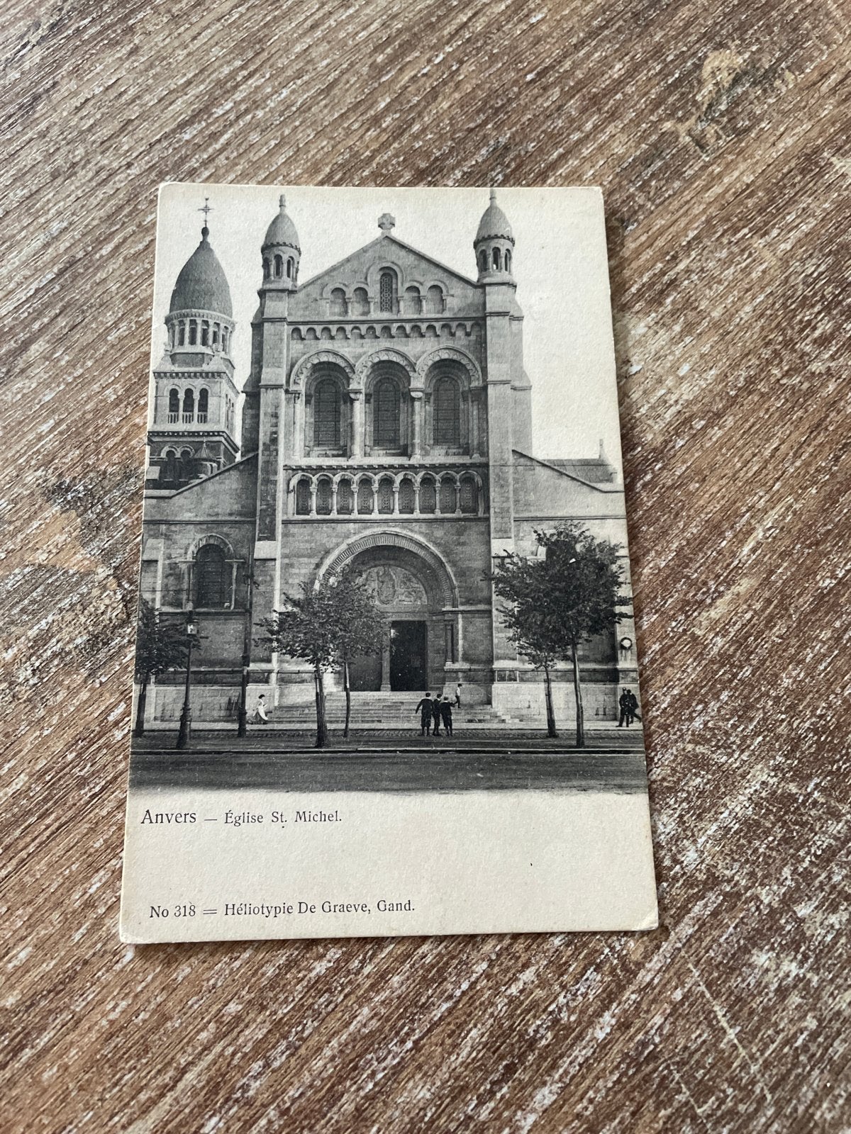 Oude Postkaart Antwerpen - Sint-Michielskerk (Héliotypie), Ophalen of Verzenden, Voor 1920, Ongelopen, Antwerpen