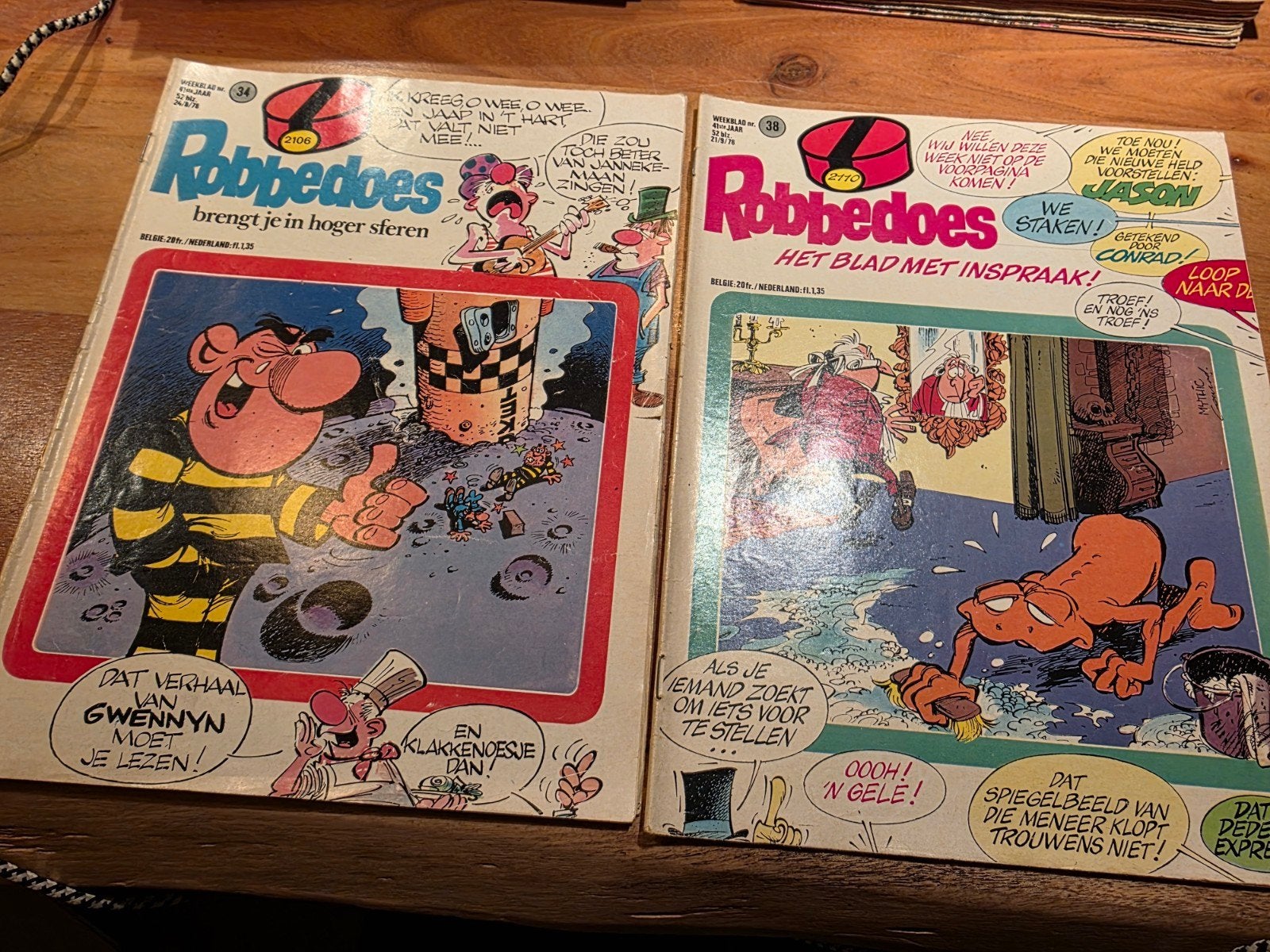 Robbedoes weekbladen Diverse nummers, Ophalen of Verzenden