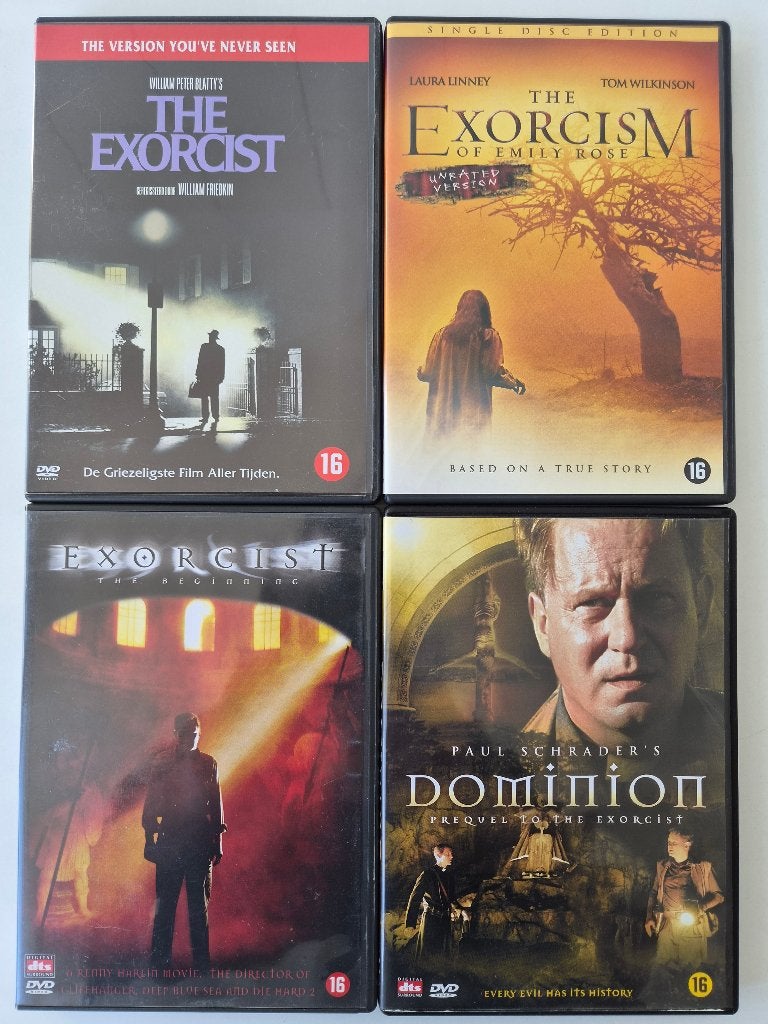 4x Exorcist, Alle leeftijden, Ophalen of Verzenden, Zo goed als nieuw, Overige genres