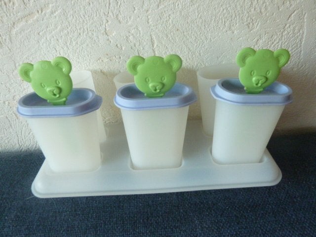 Tupperware IJsjesMaker Vormen, Huis en Inrichting, Keuken | Tupperware, Ophalen of Verzenden, Zo goed als nieuw, Groen, Overige typen
