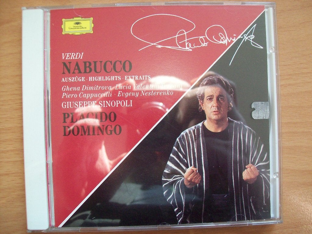 Verdi - Nabucco (Plácido Domingo, Highlights, 1983) 2508, Cd's en Dvd's, Verdi, Opera of Operette, Ophalen of Verzenden, Zo goed als nieuw