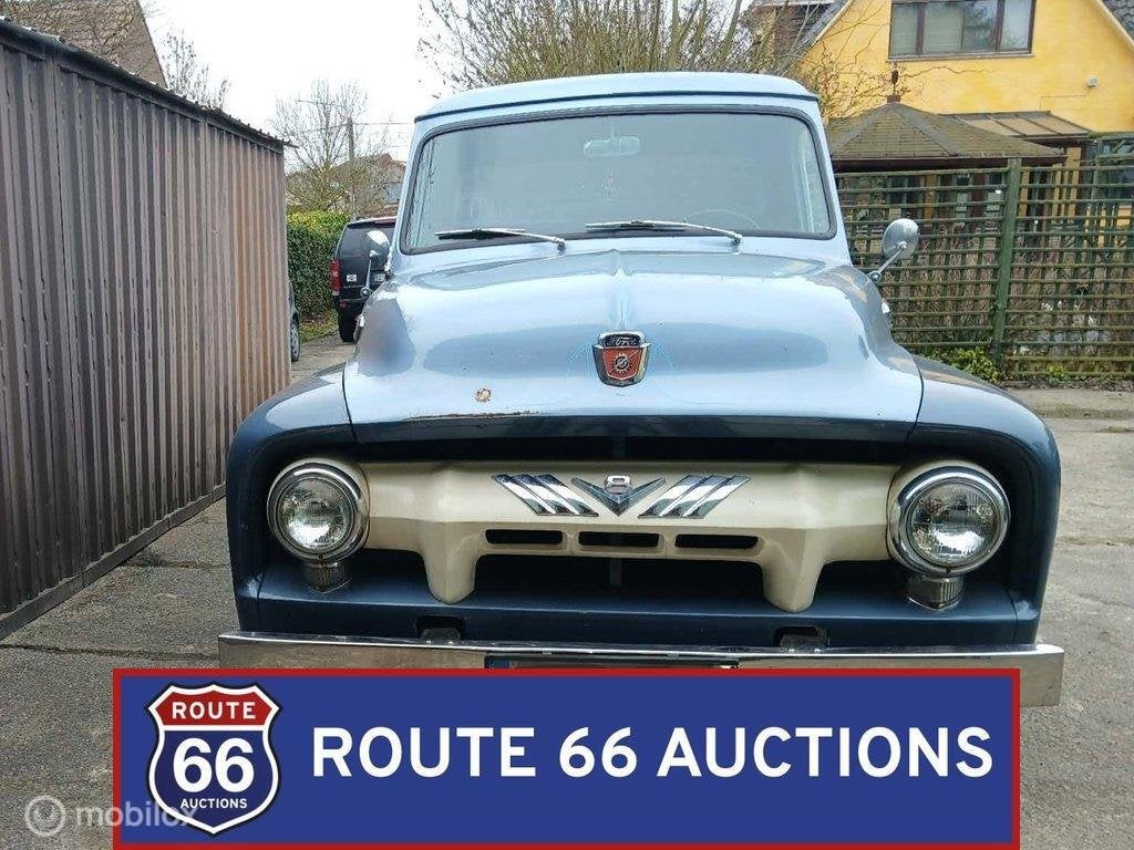 Ford F-100 | 1954 | Route 66 Auctions, Auto's, Overige carrosserieën, Zwart, Bedrijf, Handgeschakeld