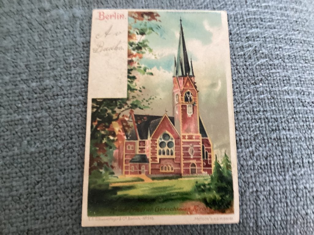 Berlin.  Berlijn., Verzamelen, Verzenden, Voor 1920, Gelopen, Duitsland