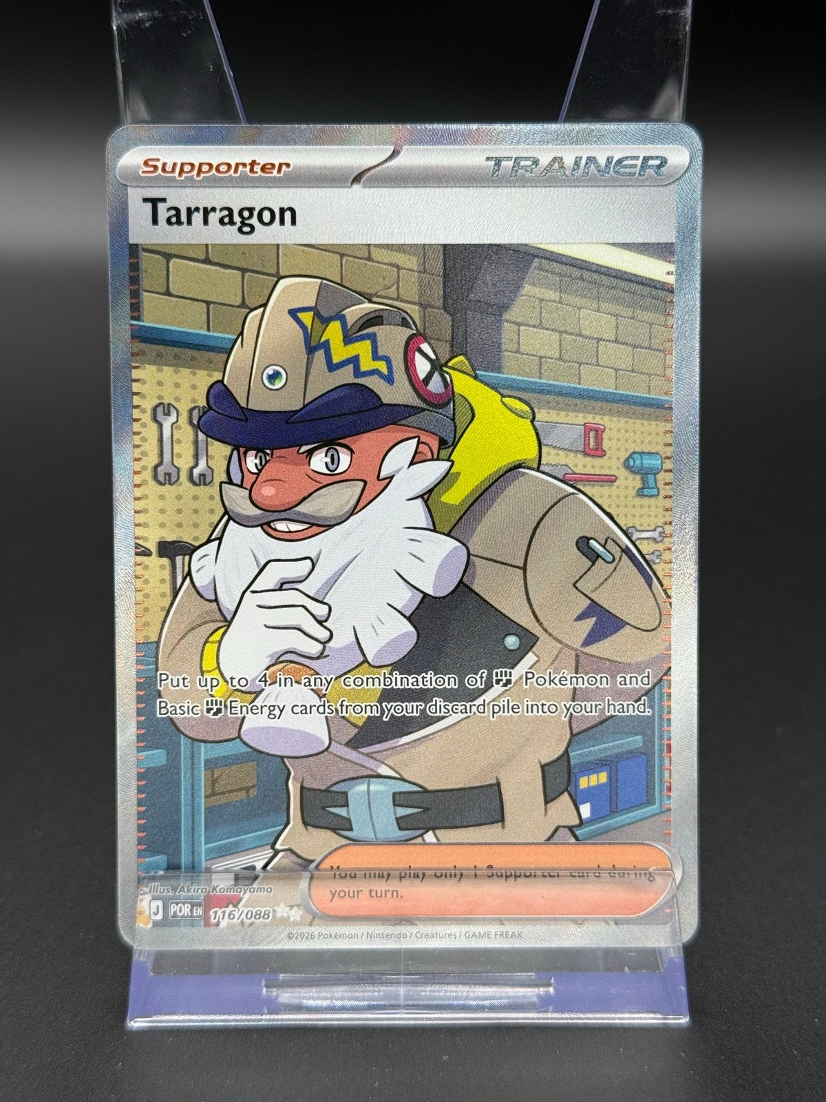 Trainer Tarragon - Pokémon Perfect Order - #116/088 POR, Ophalen of Verzenden, Zo goed als nieuw, Losse kaart, Foil