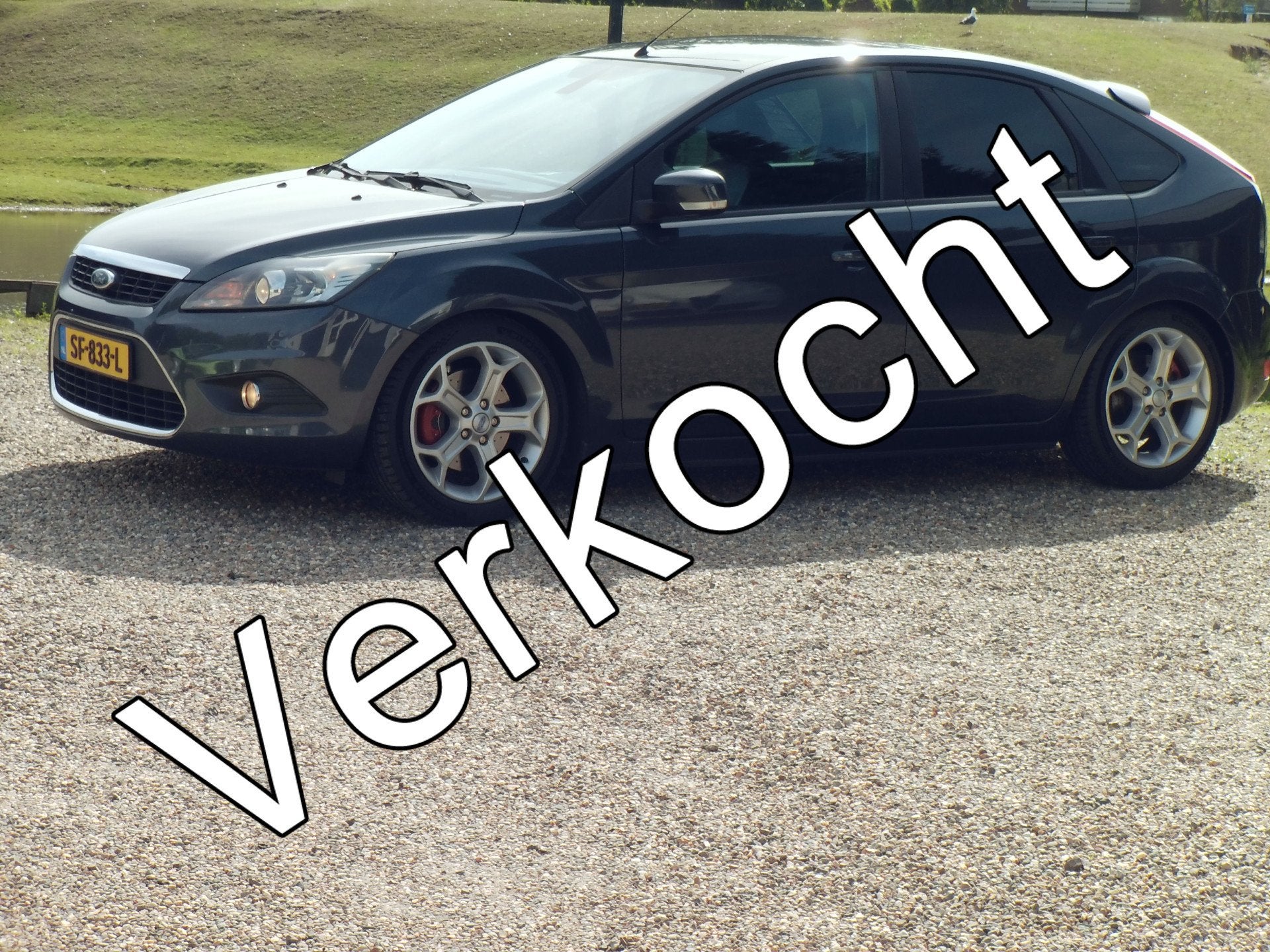 Ford Focus 2.0 Titanium airco half-leder (bj 2008), Auto's, Ford, Gebruikt, 4 cilinders, 14 km/l, Bedrijf