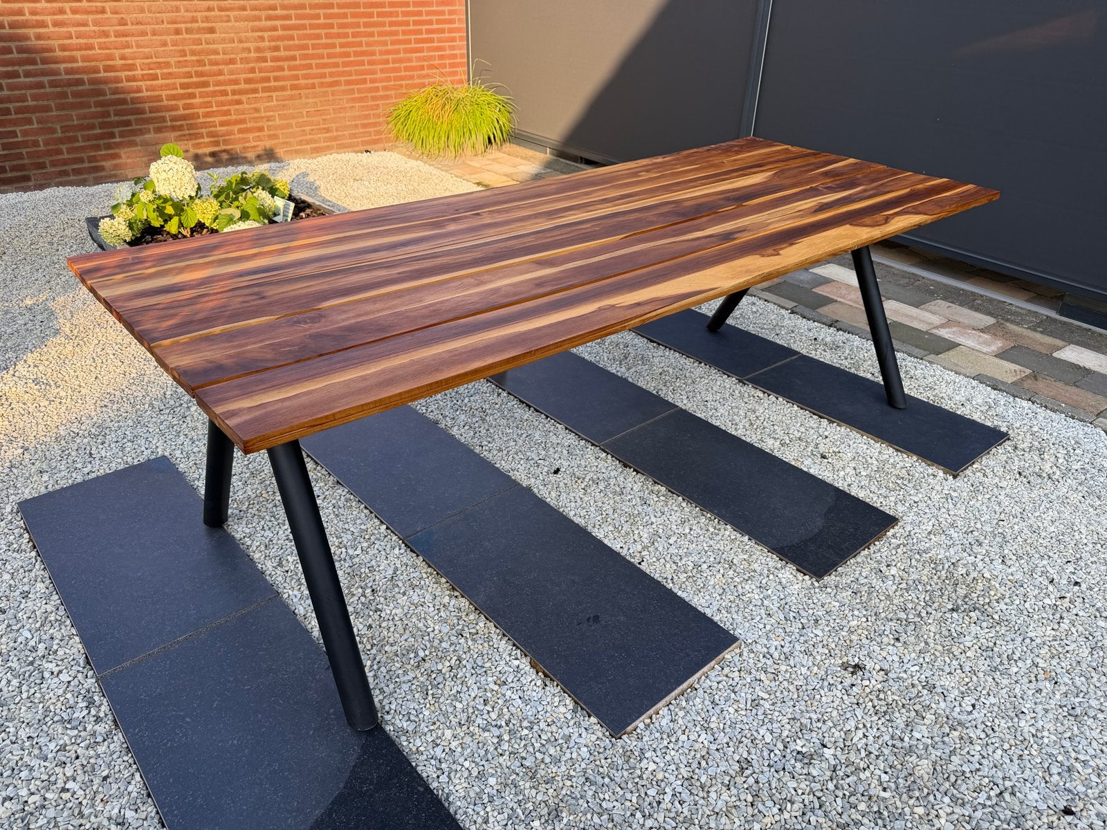 Nieuwe Teakhouten Tuintafel  2.4 meter lang, Ophalen of Verzenden, Nieuw, Rechthoekig, Teakhout