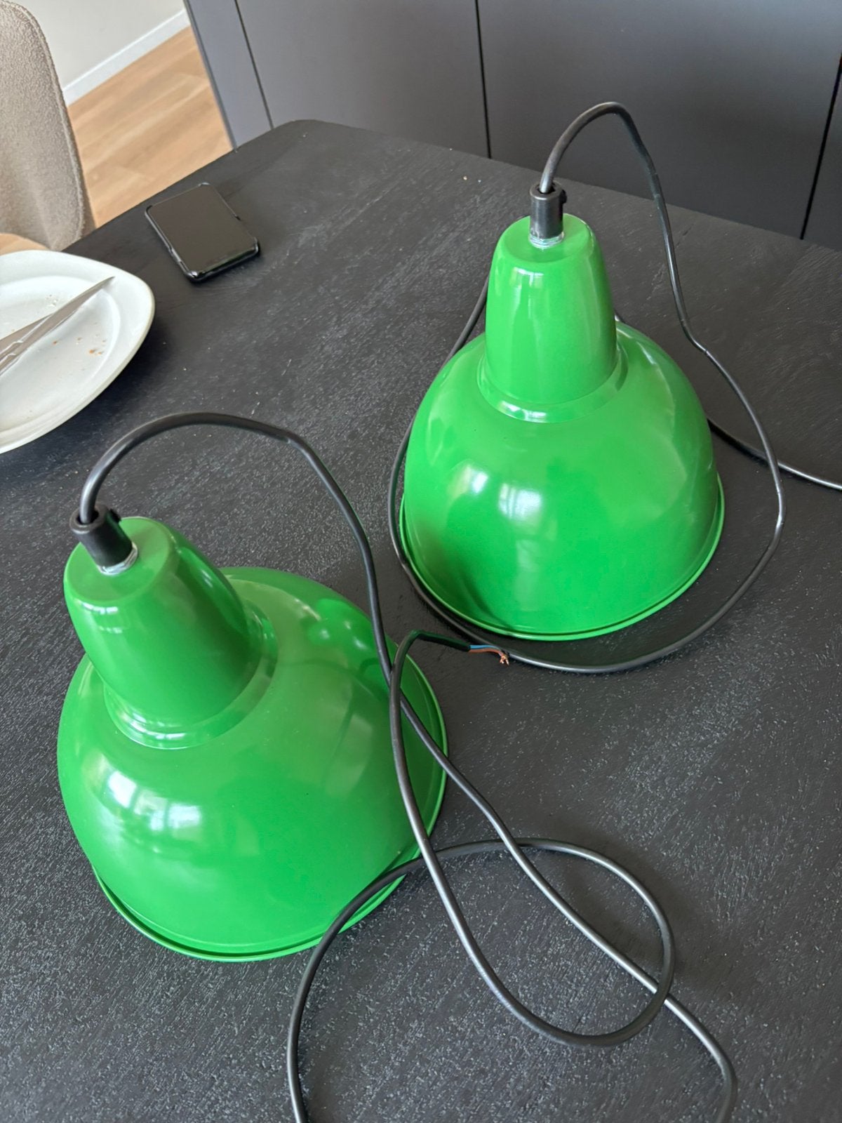 Ikea hanglamp retro, Huis en Inrichting, Lampen | Hanglampen, Gebruikt, Minder dan 50 cm, Hout, Ophalen of Verzenden