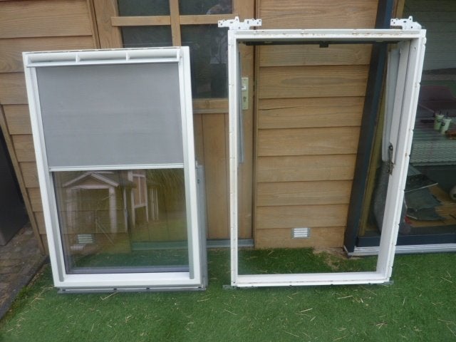 Gebruikt Velux kunststof dakraam / GGU PK08 0050 (94x140)., Ophalen, Gebruikt, 100 tot 150 cm, 50 tot 100 cm