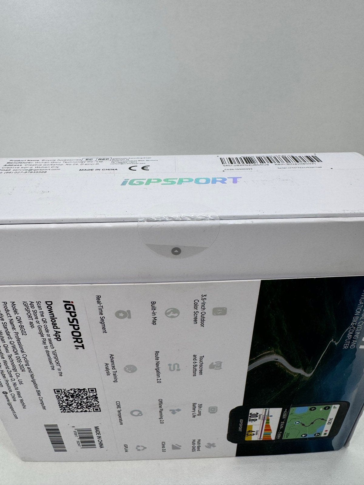 iGPSPORT BiNavi GPS Fietscomputer met Navigatie, Fietsen en Brommers, GPS, Onbekend, Nieuw, Ophalen of Verzenden