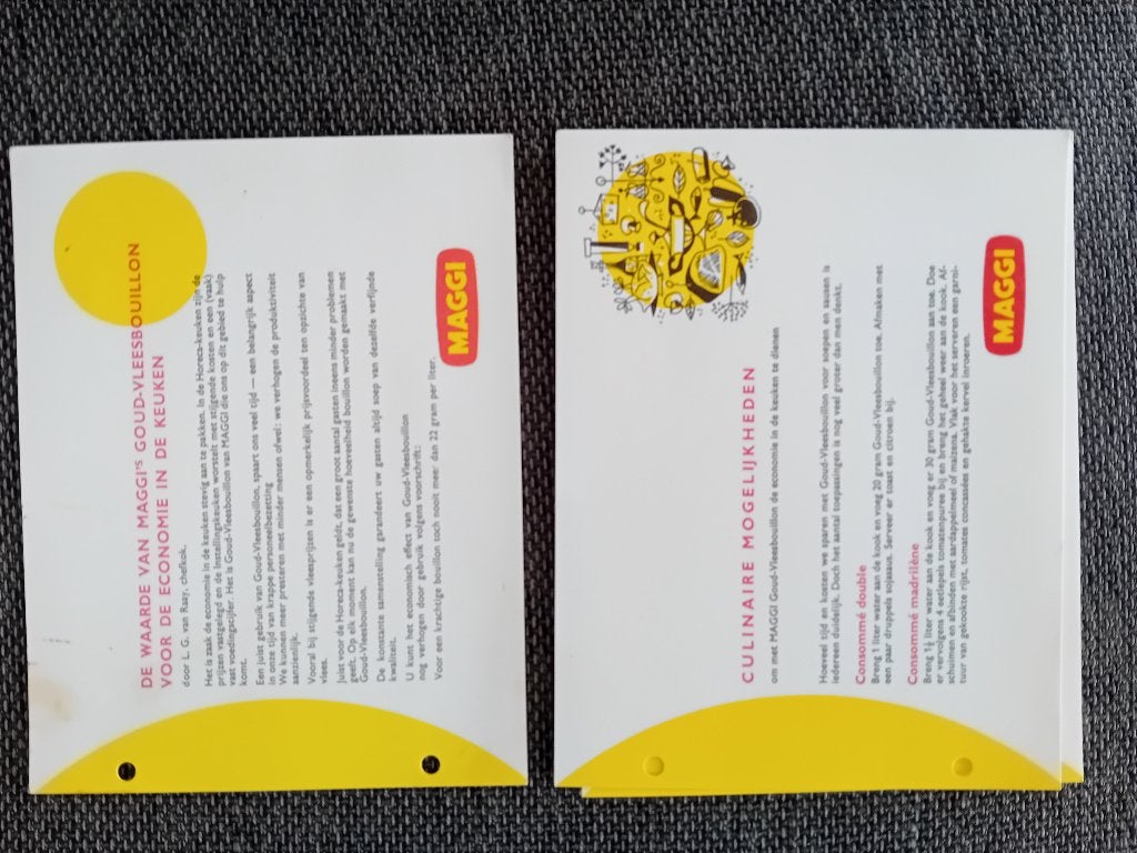 Maggi, Verzamelen, Merken en Reclamevoorwerpen, Ophalen, Gebruikt, Overige typen