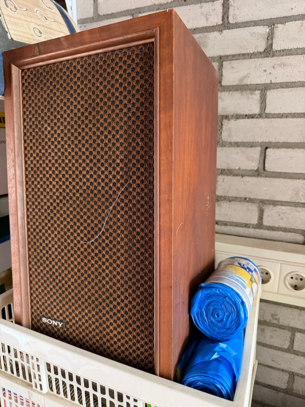 2x Vintage Sony SS-610/SS-210 Speakers Jaren '70/'80 Made in, Ophalen, Gebruikt, Stereo speakers, Sony