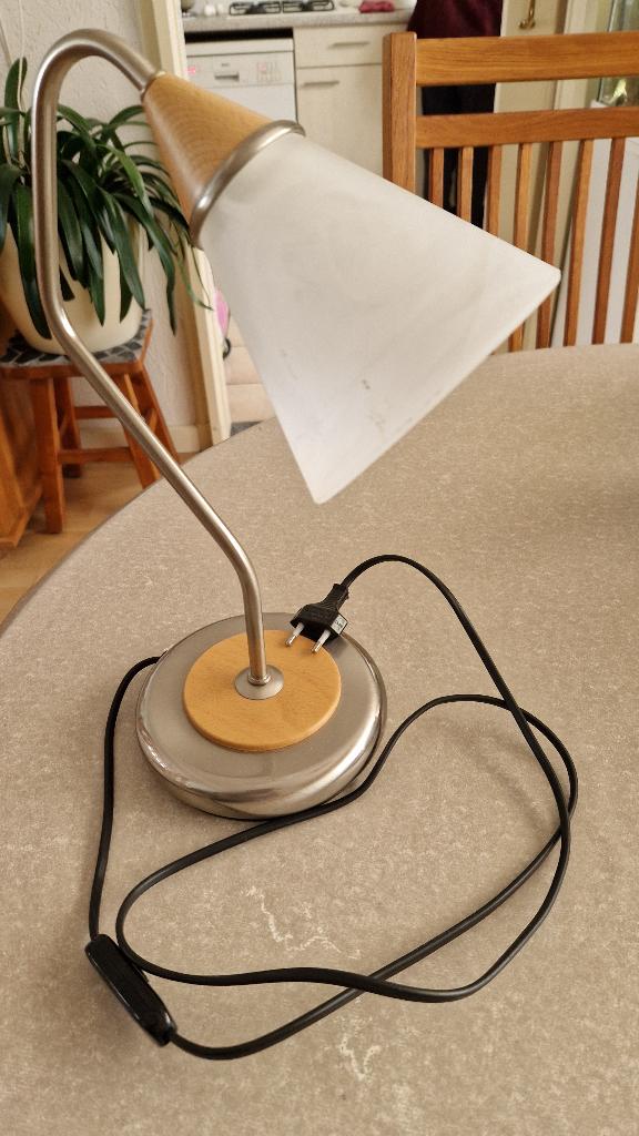 moderne bureaulamp, Ophalen of Verzenden, Zo goed als nieuw, Glas, Minder dan 50 cm