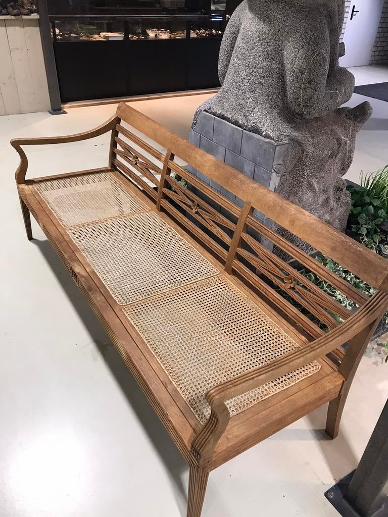 Javaanse teakhouten bank, Ophalen, Zo goed als nieuw, X, Hout