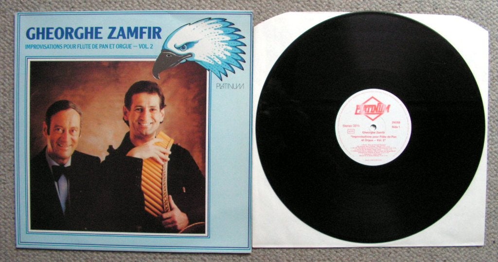 Gheorghe Zamfir Improvisations Pour Flûte De Pan Et Orgue 2, LP, Ophalen of Verzenden, Zo goed als nieuw, 12 inch