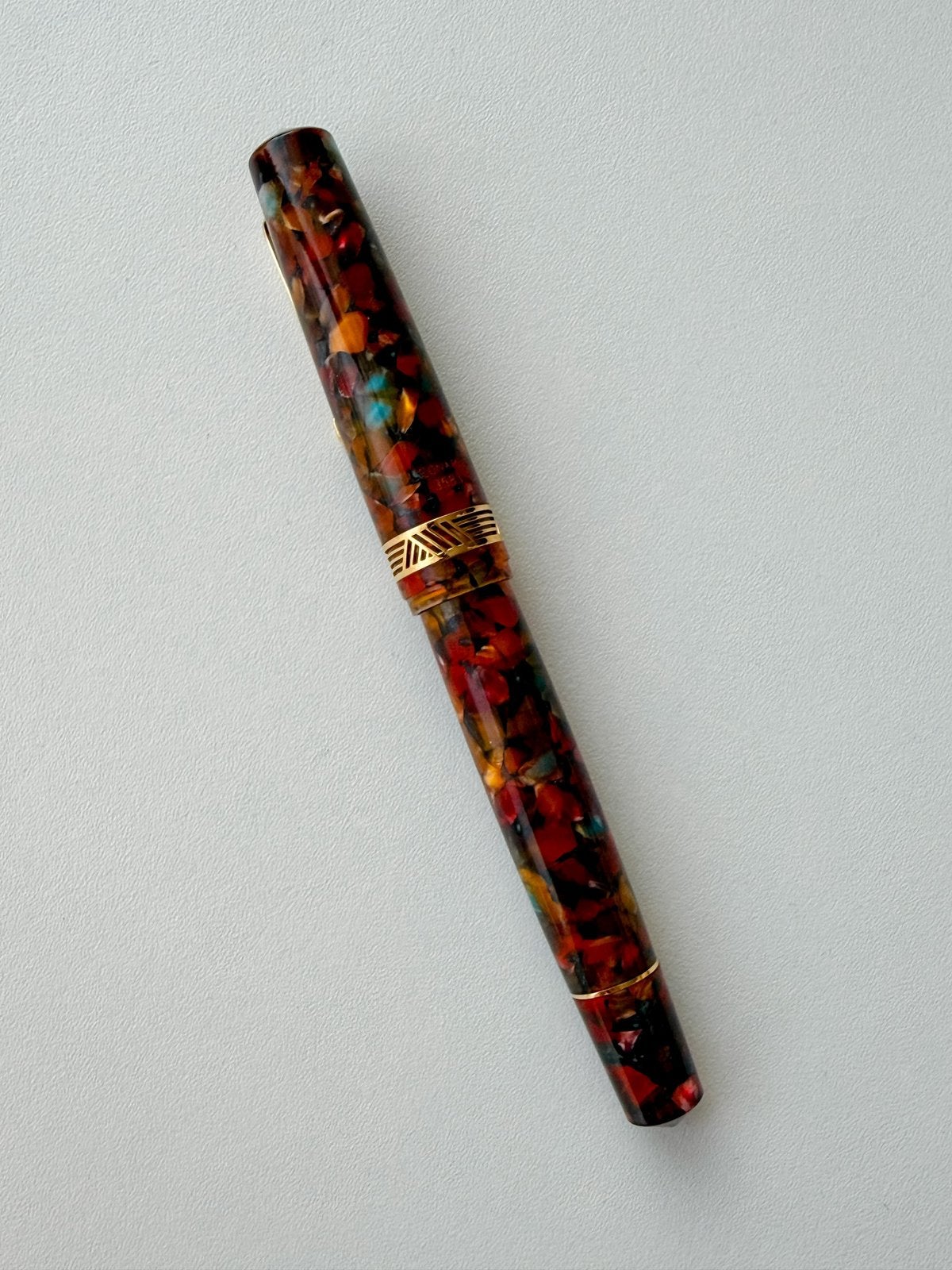 Vulpen Leonardo - Momento Zero Magico Millefiori ST - EF nib, Ophalen of Verzenden, Zo goed als nieuw, Vulpen, Overige merken