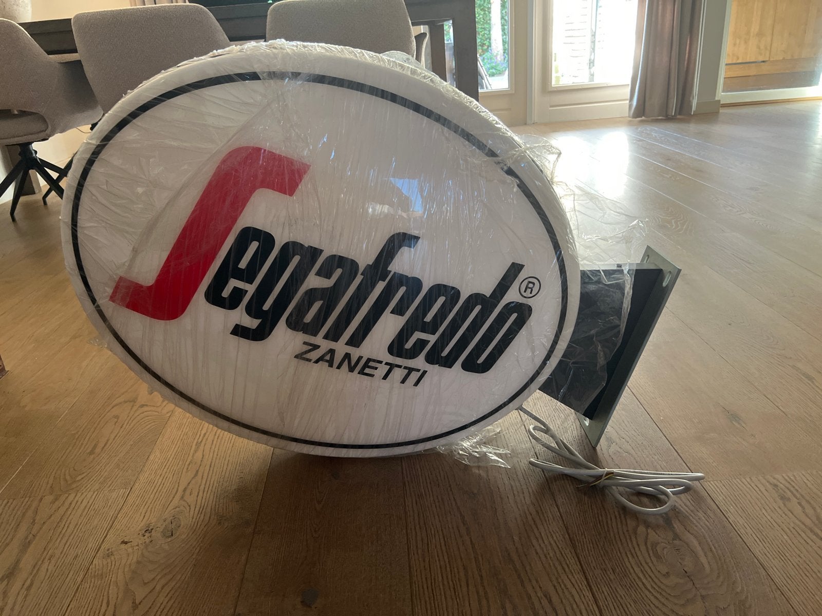 Segafredo Zanetti Lichtbak - Nieuw in verpakking, Ophalen of Verzenden, Nieuw, Lichtbak of (neon) lamp