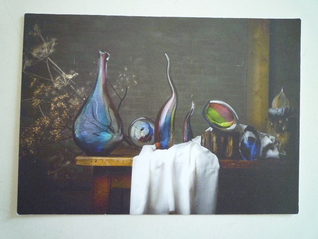 Kristal Glas kunstkaart Leerdam Marloes van Frankenhuyzen, Verzenden, Voor 1920, Overige thema's