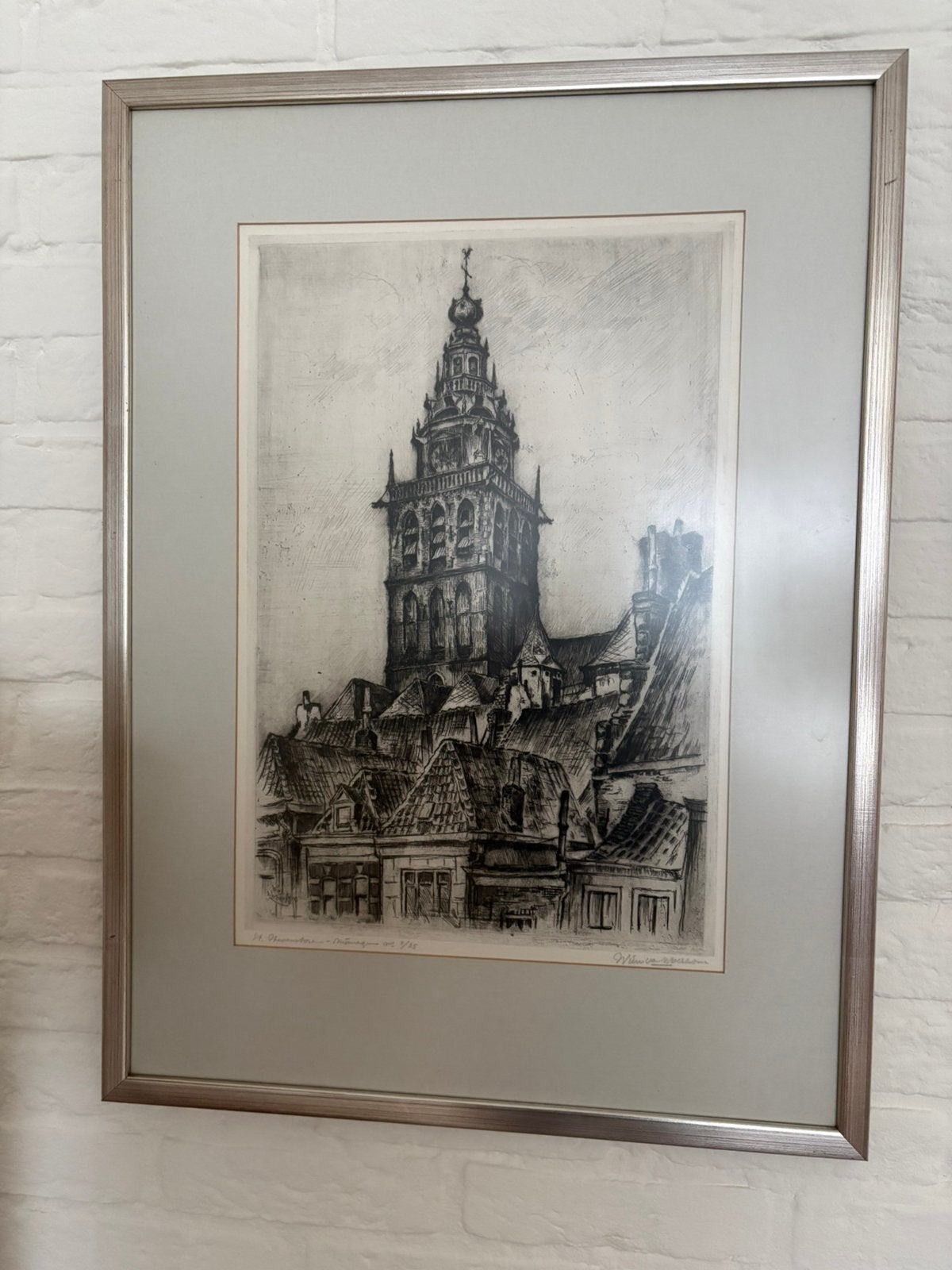 Schilderij sint stevenskerk nijmegen, Ophalen