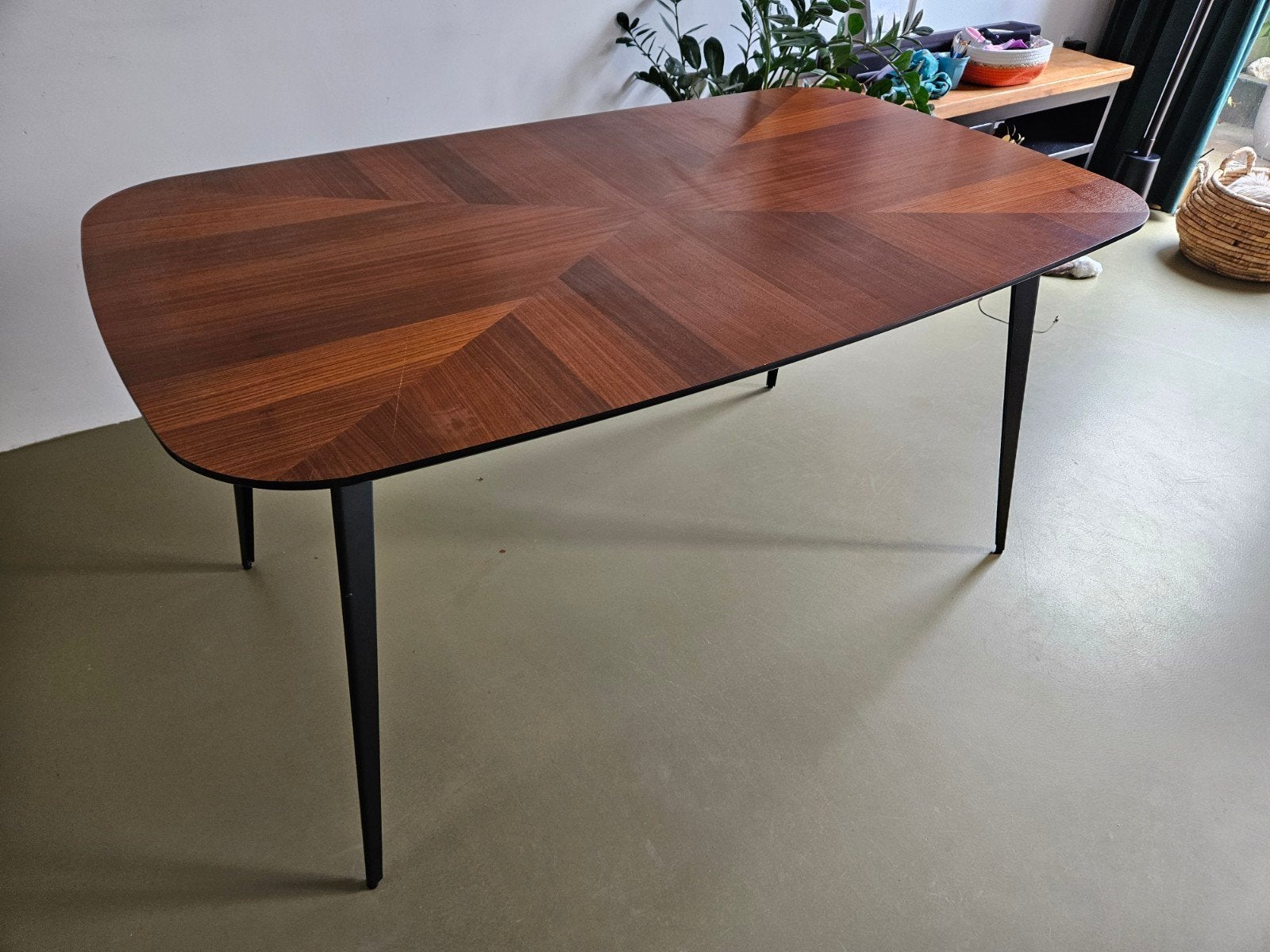 Eettafel van La Redoute. 150x90., Ophalen, Overige materialen, Gebruikt, 100 tot 150 cm