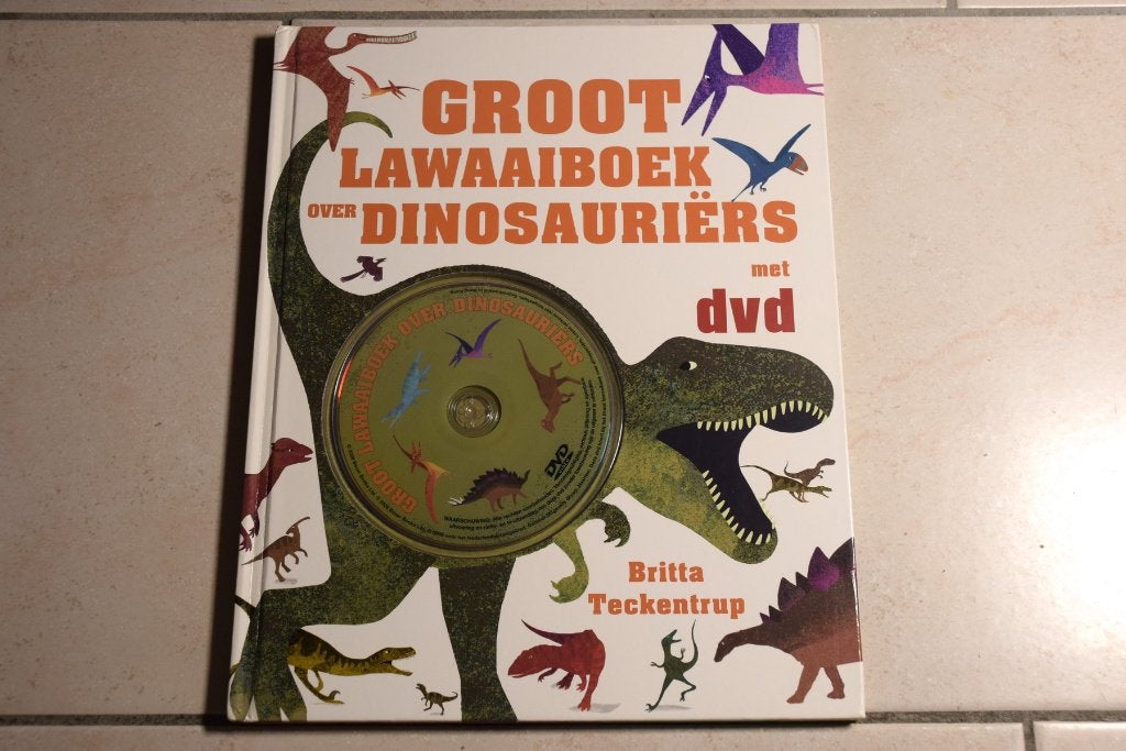 Lawaaiboek Dinosauriërs Harriet Blackford Britta Teckentrup, Gelezen, Fictie algemeen, Jongen of Meisje, Ophalen of Verzenden