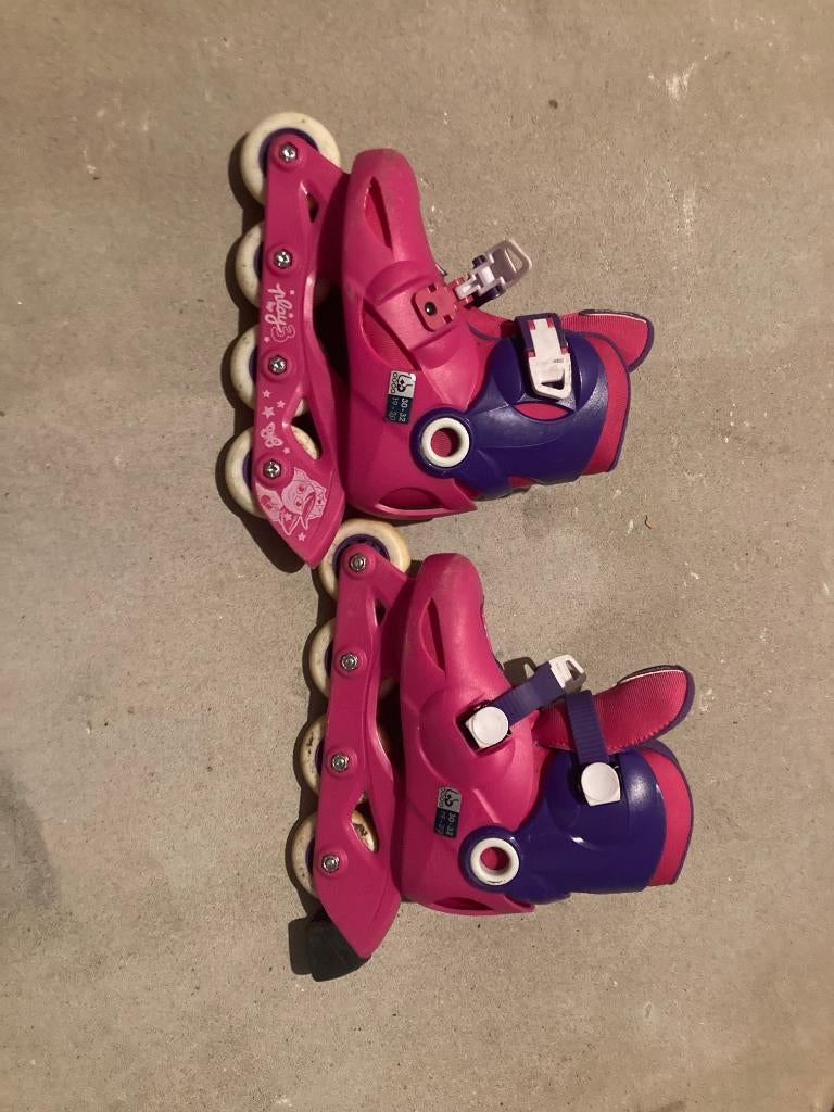 Roze Meisjes Rolschaatsen maat 30-32 – Decathlon, Kinderen, Inline skates 4 wielen, Ophalen, Overige merken