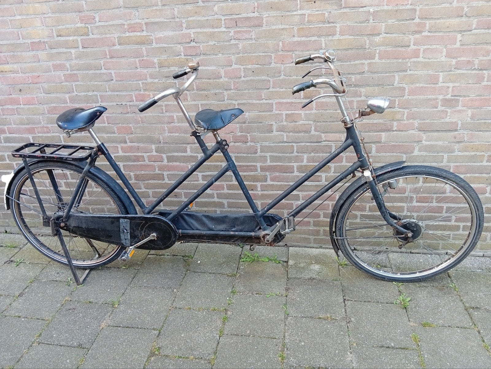Gazelle tandem 1940 - Opknapper project, Ophalen, Jaren '40, 55 tot 59 cm, Gazelle