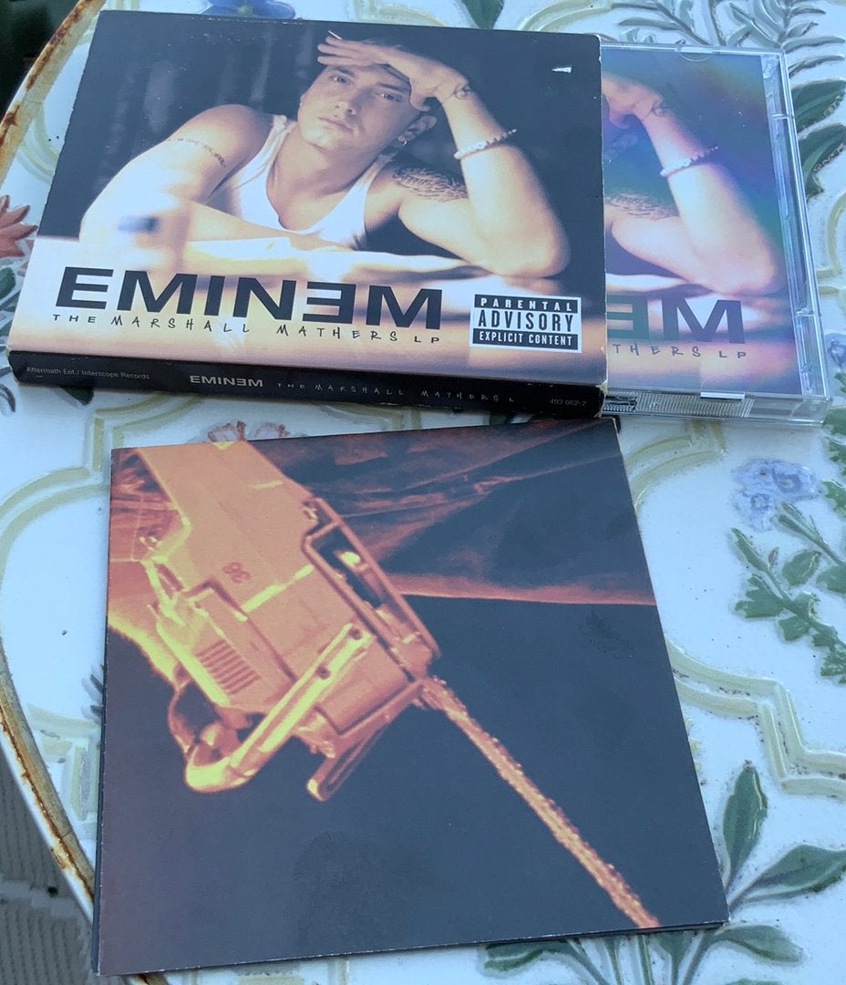 DUBBEL CD EMINEM THE MARSHALL MATHERS LP 2001 AFTERMATH EU, Cd's en Dvd's, Gebruikt, Verzenden, Bonusmateriaal, Album