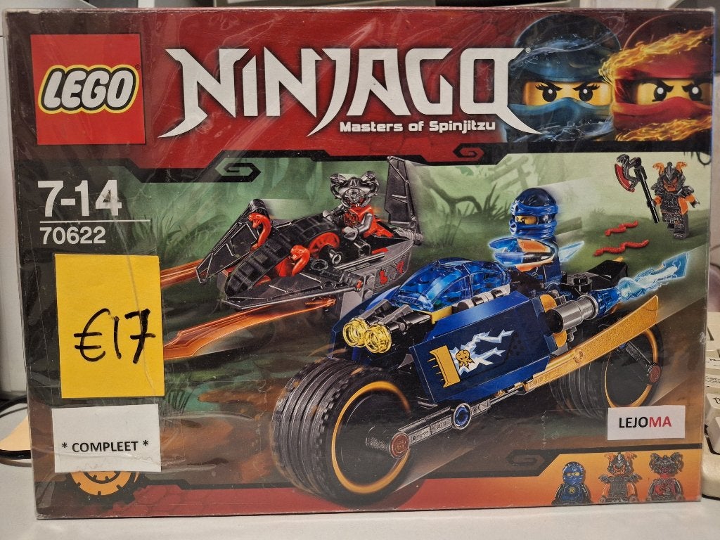 LEGO Ninjago 70622 Desert lightning (MET doos), Lego, Ophalen of Verzenden, Zo goed als nieuw, Compleet
