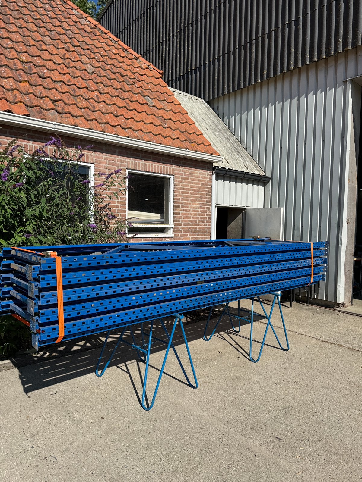 Nimar palletstelling staanders, Zakelijke goederen, Kantoor en Winkelinrichting | Magazijn, Stelling en Opslag, Ophalen
