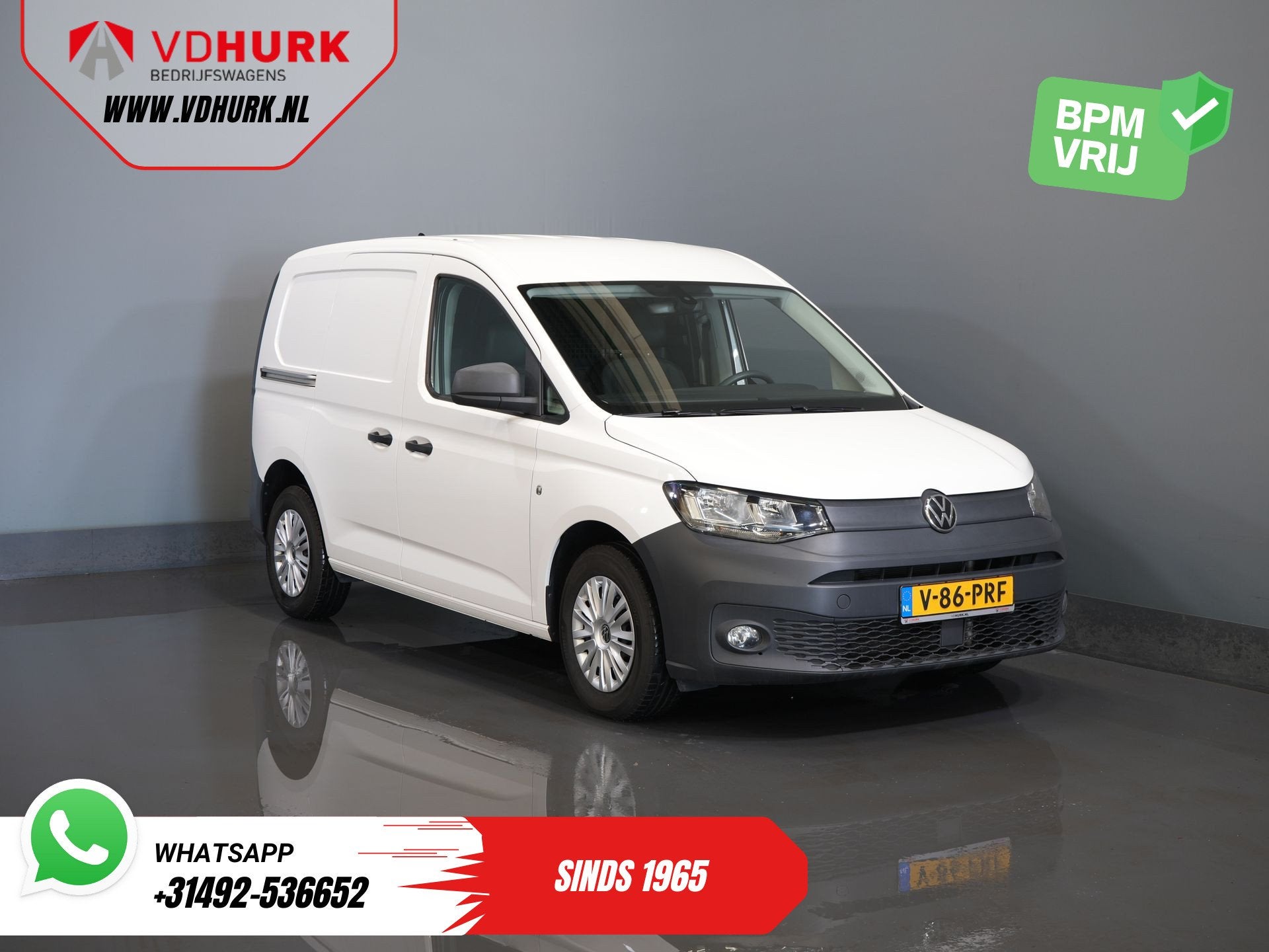 Volkswagen Caddy Cargo 2.0 TDI 100 pk Omvormer/ Sortimo/ Cru, Voorwielaandrijving, Gebruikt, 4 cilinders, Volkswagen