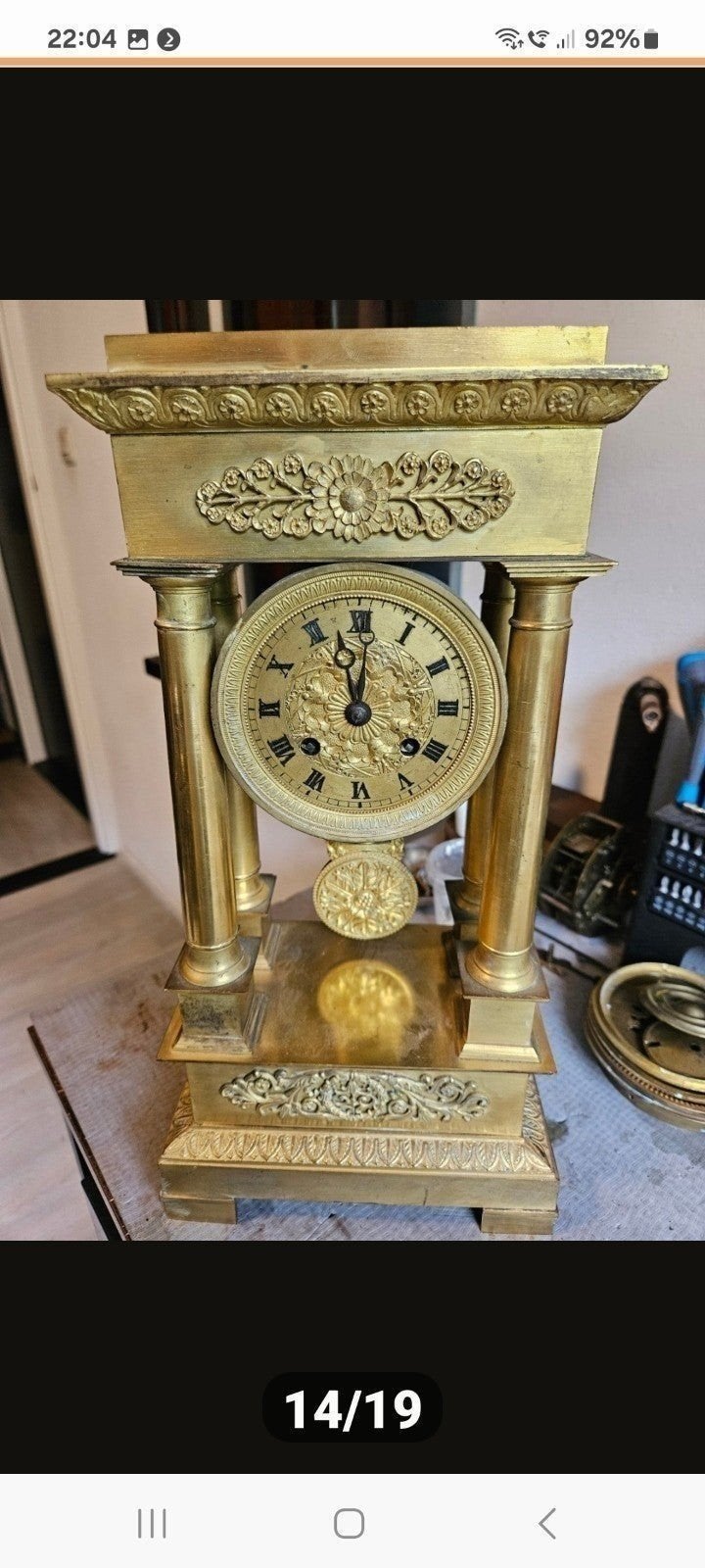 bronze kolompendulen, Ophalen of Verzenden