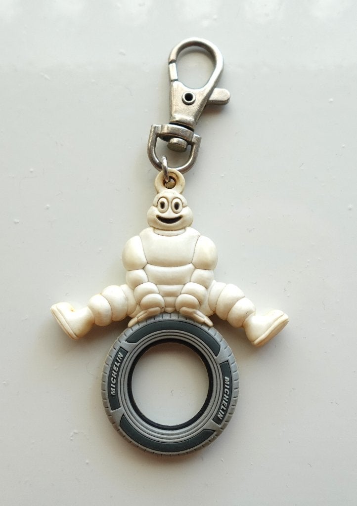 Michelin Bibendum sleutelhanger autobanden motorbanden band, Verzamelen, Ophalen of Verzenden, Gebruikt, Gebruiksvoorwerp
