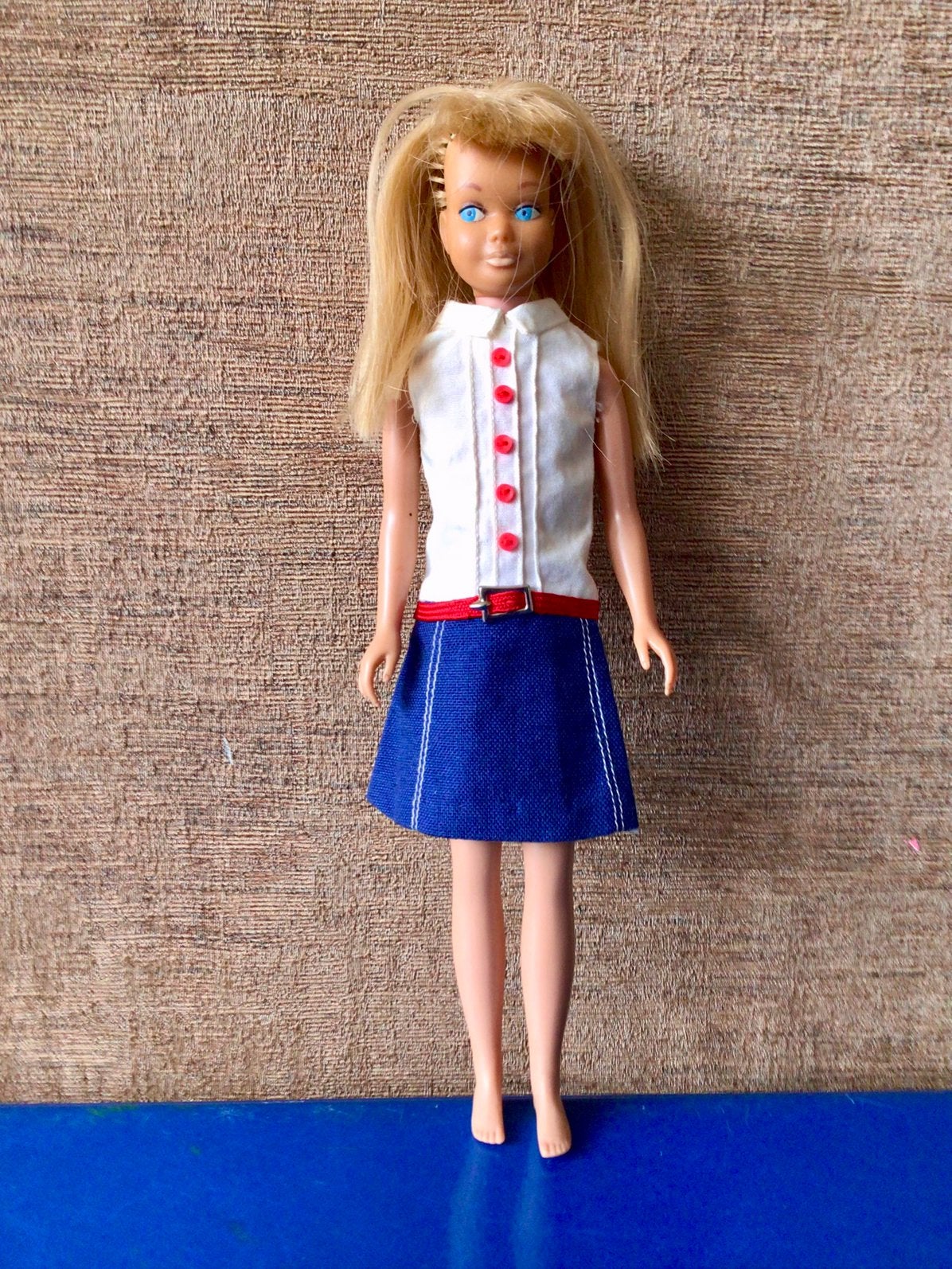 Vintage Skipper in outfit Cookie Time, Verzamelen, Poppen, Ophalen of Verzenden, Gebruikt, Pop
