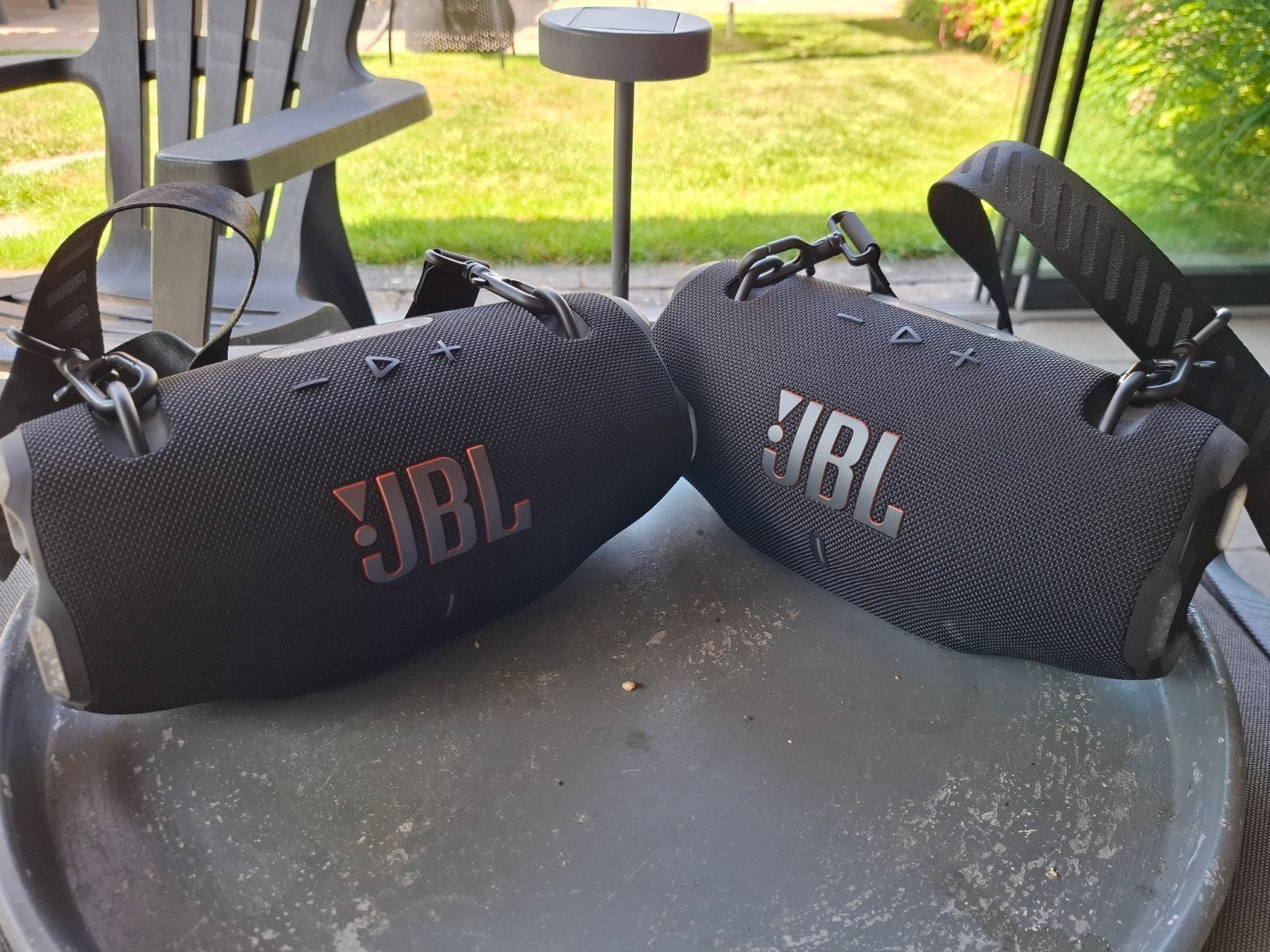 hierbij bied ik mijn JBL Xtreme 4 (2 stuks) zwart aan.

stap, Audio, Tv en Foto, Luidsprekers, Ophalen, Zo goed als nieuw, Minder dan 60 watt