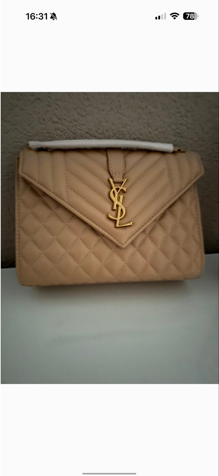 Nieuwe YSL Tas - Elegant en Ongebruikt, Ophalen of Verzenden, Nieuw, Beige, Schoudertasje