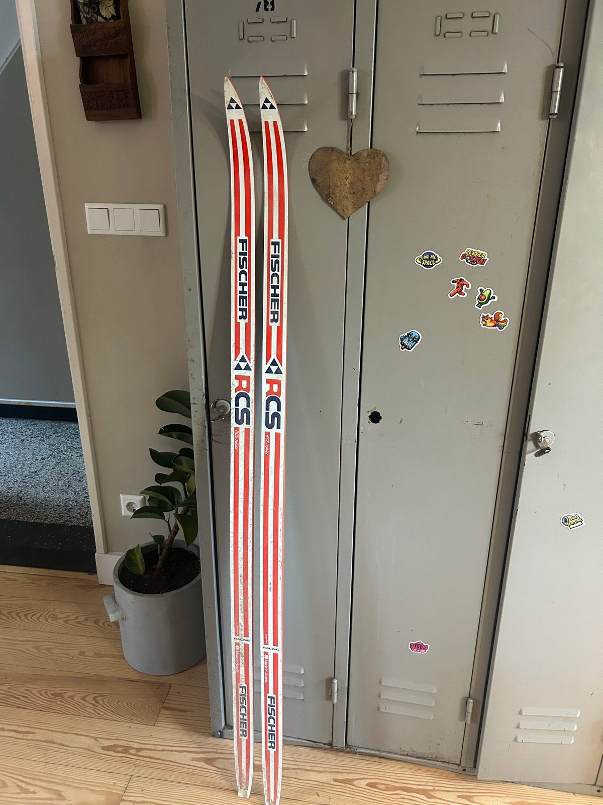 Vintage Fischer ski's - Decoratie, Ophalen, 160 tot 180 cm, Ski's, Fischer
