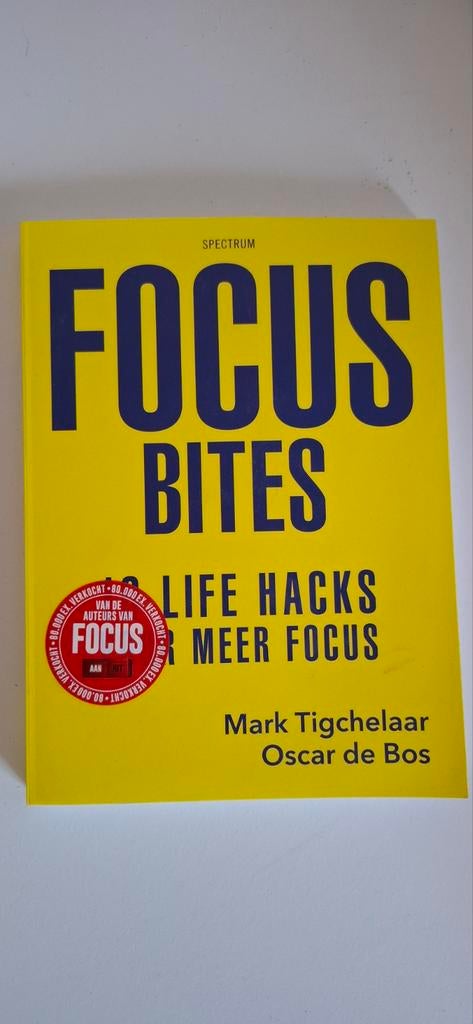 Mark Tigchelaar - Focus bites, Boeken, Psychologie, Zo goed als nieuw, Ophalen of Verzenden