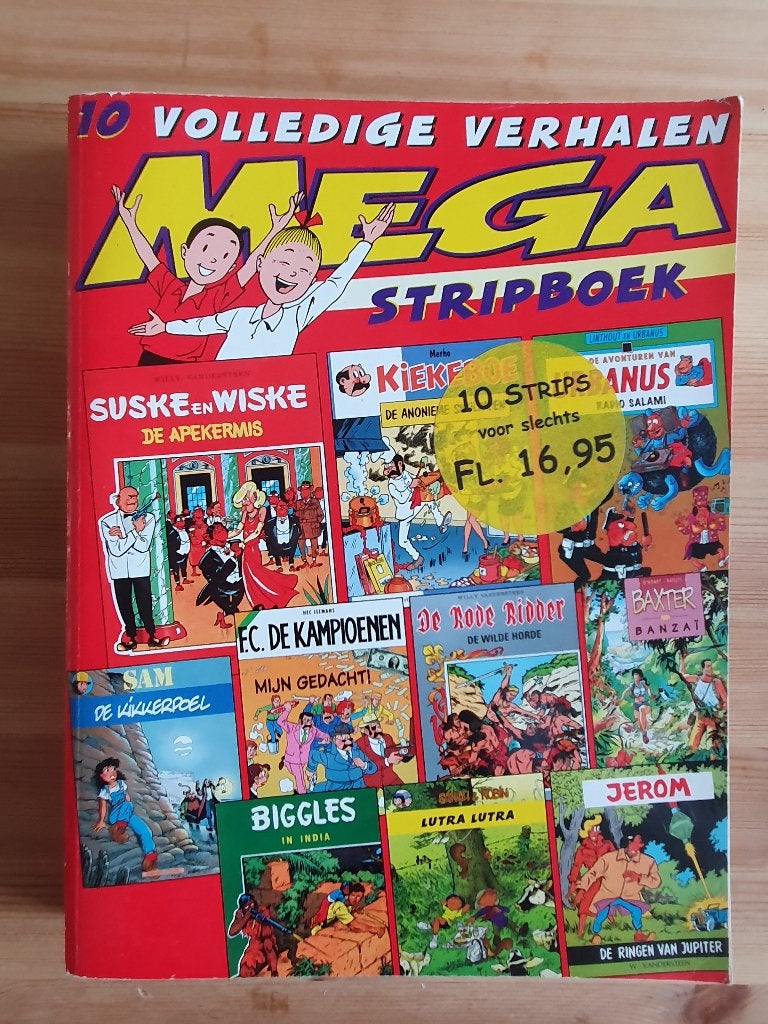 Mega Stripboek, Eén stripboek, Ophalen of Verzenden, Gelezen