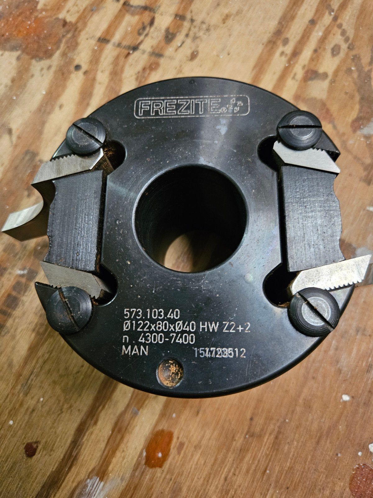 Freeskop voor rugvertande messen Asgat 40mm, Ophalen of Verzenden, Zo goed als nieuw