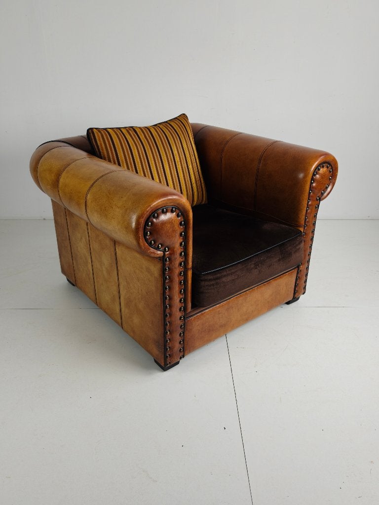 Luxe XL loungefauteuil van schapenvacht – Lounge Atelier, Ophalen of Verzenden